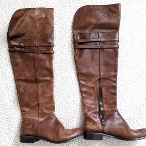 BCBGENERATION over-the-knee leather boots